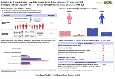 Relatório de Transparência Salarial e de Critérios Remuneratórios